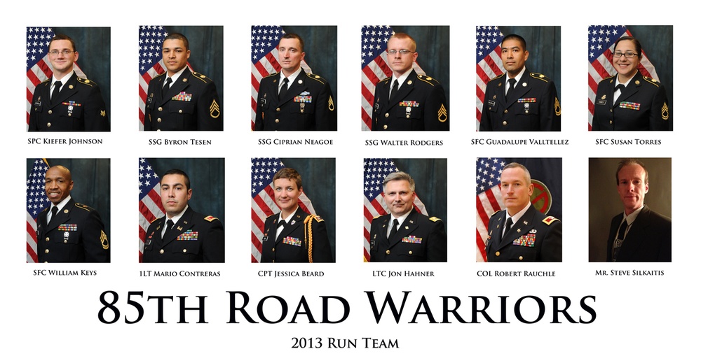 85th Road Warriors run team photo