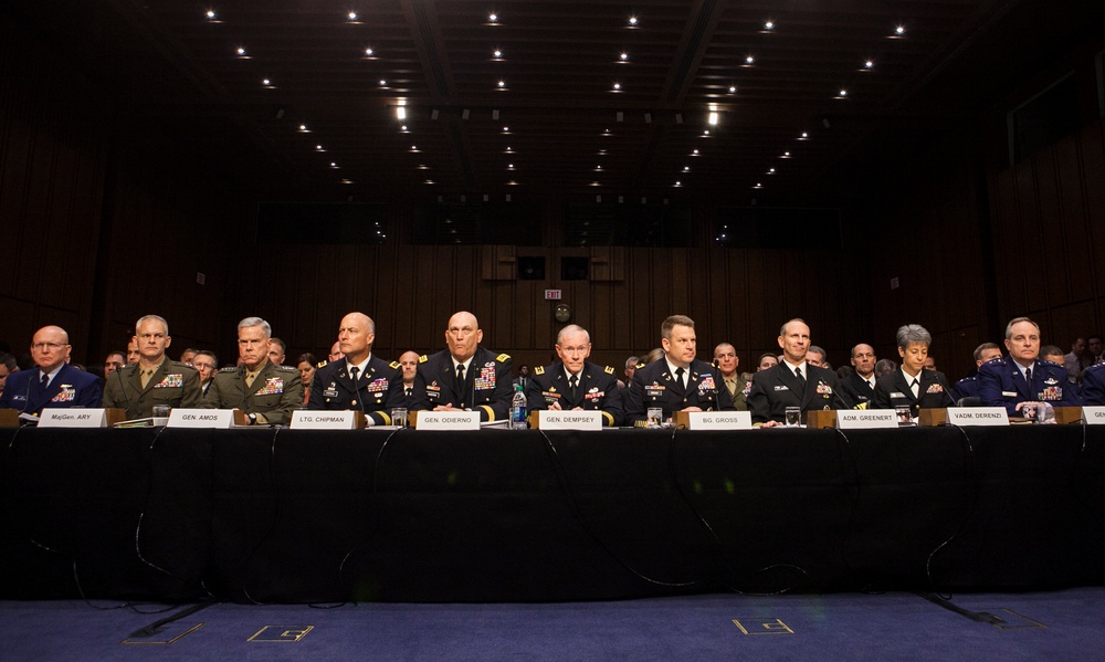 US Senate Arms Services Committee hearing