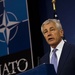 Hagel at NATO headquarters in Brussels