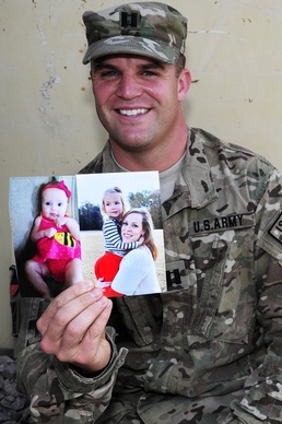 Army father sends love from Afghanistan on Father’s Day
