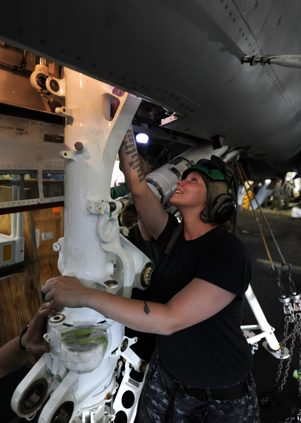 Nimitz sailors at work