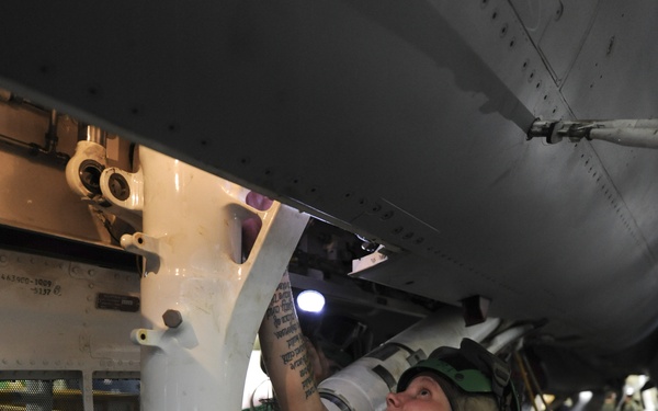 Nimitz sailors at work