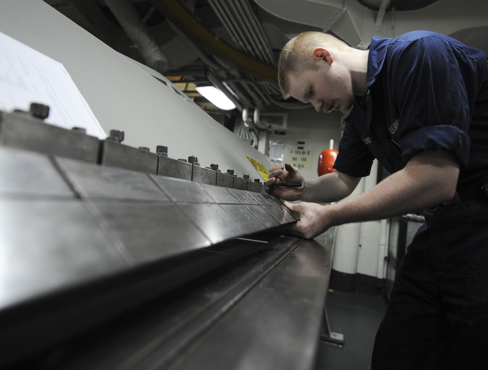 Nimitz sailors at work