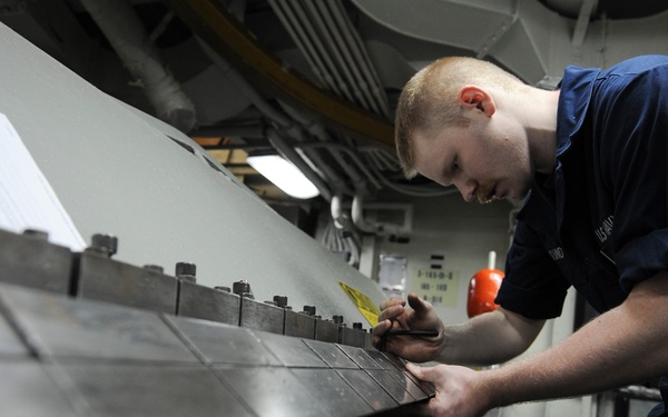 Nimitz sailors at work