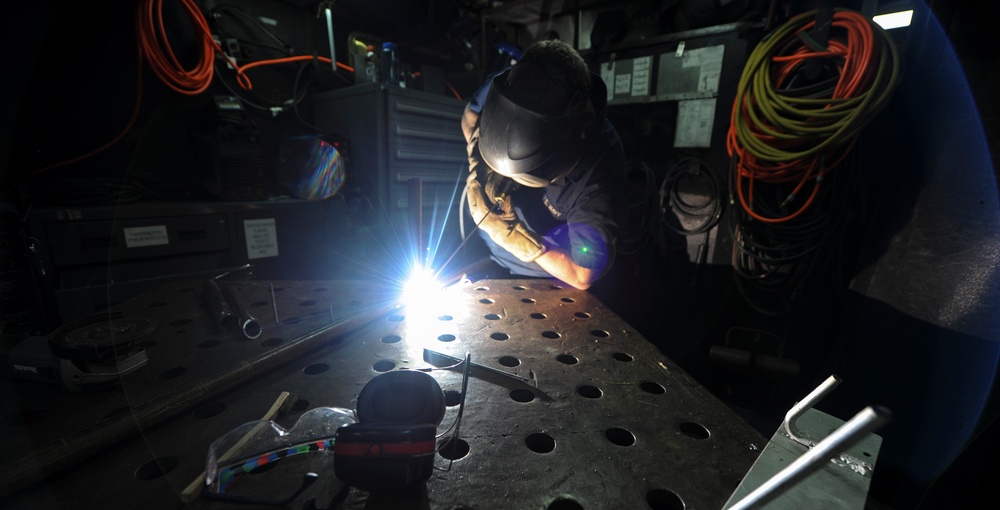 Nimitz sailors at work