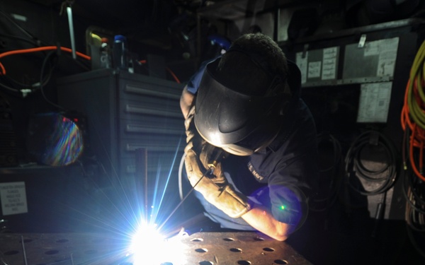 Nimitz sailors at work