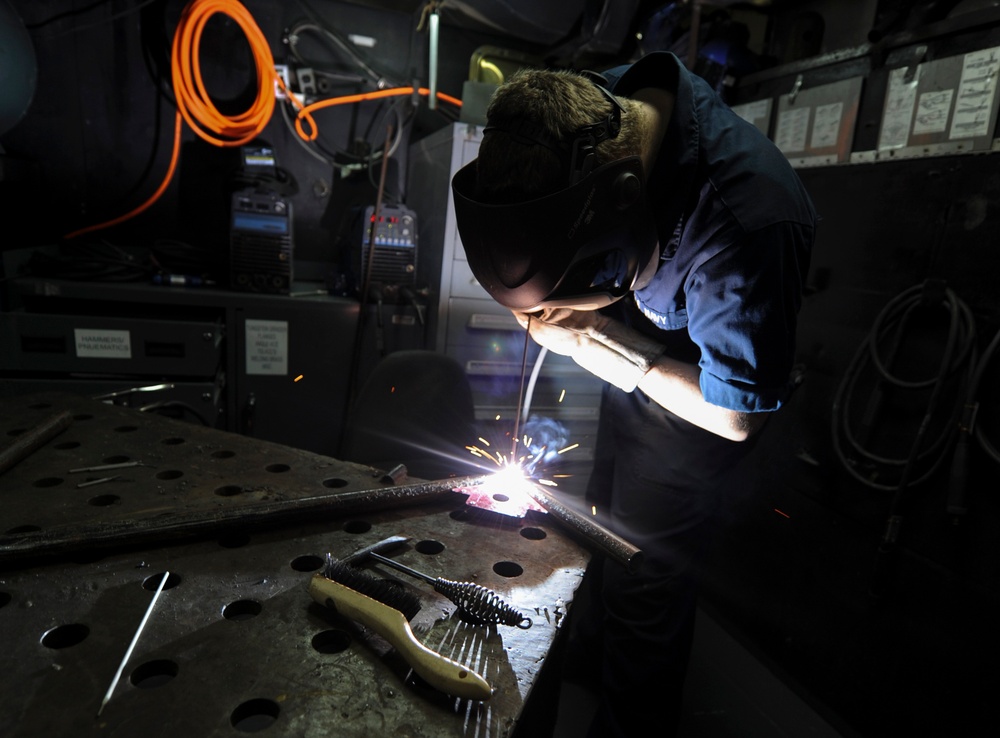 Nimitz sailors at work