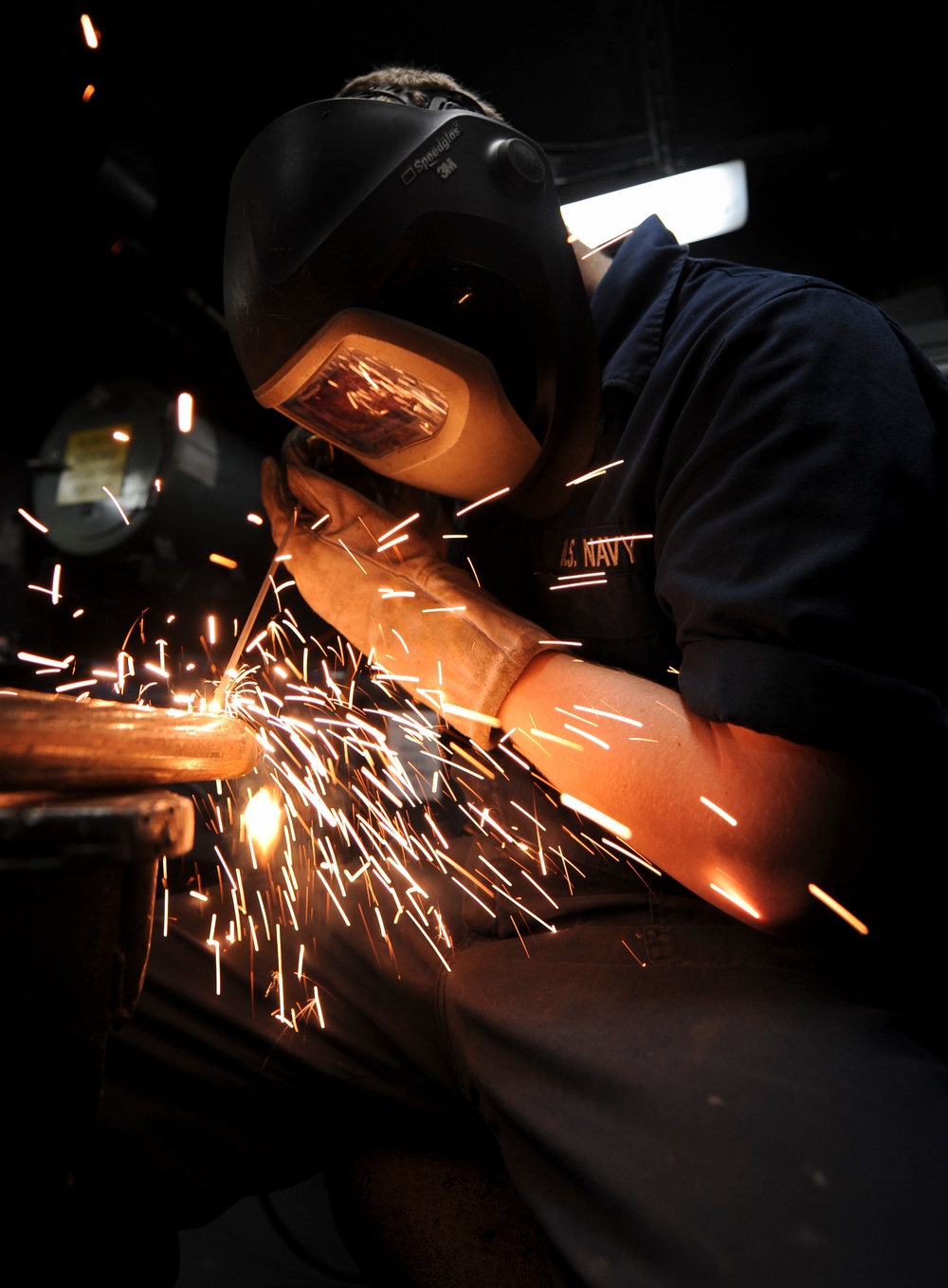 Nimitz sailors at work