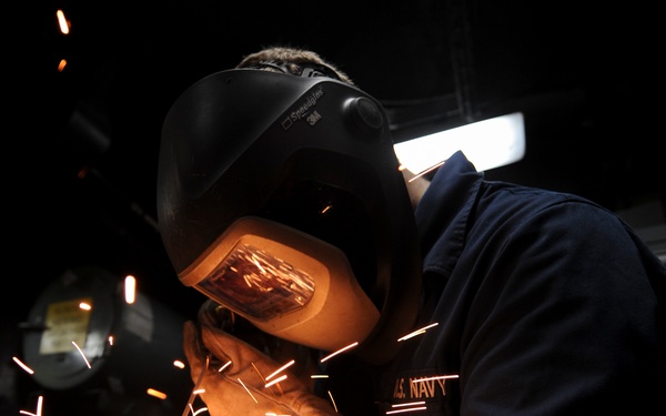 Nimitz sailors at work