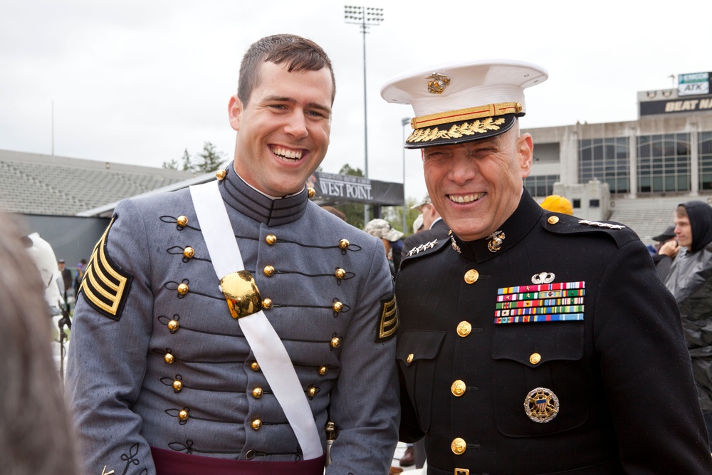 US Military Academy graduation and commissioning ceremonies