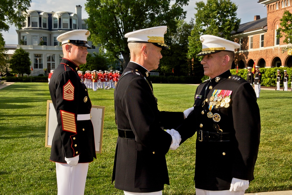 Gen. Flynn's retirement ceremony