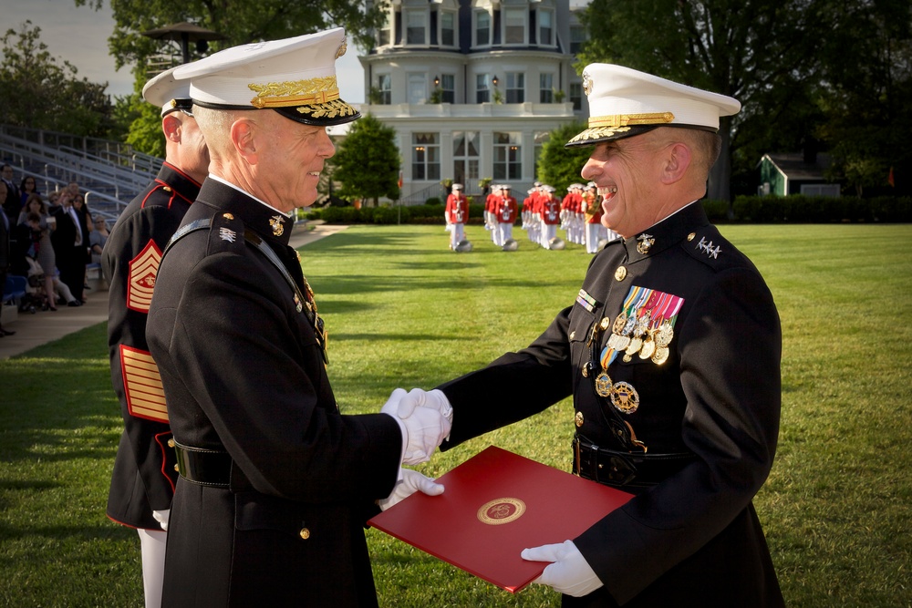 Gen. Flynn's retirement ceremony