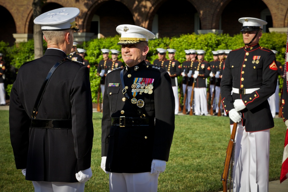 Gen. Flynn's retirement ceremony