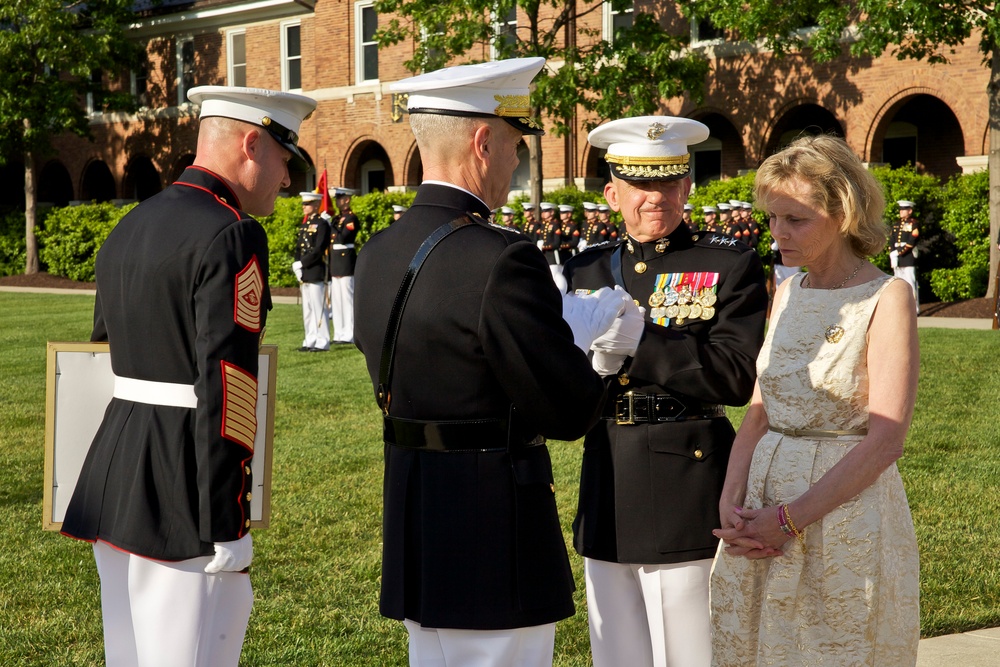 Gen. Flynn's retirement ceremony