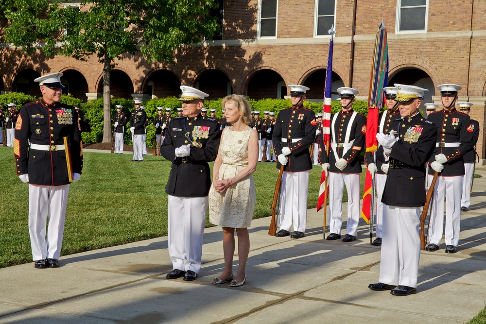 Gen. Flynn's retirement ceremony