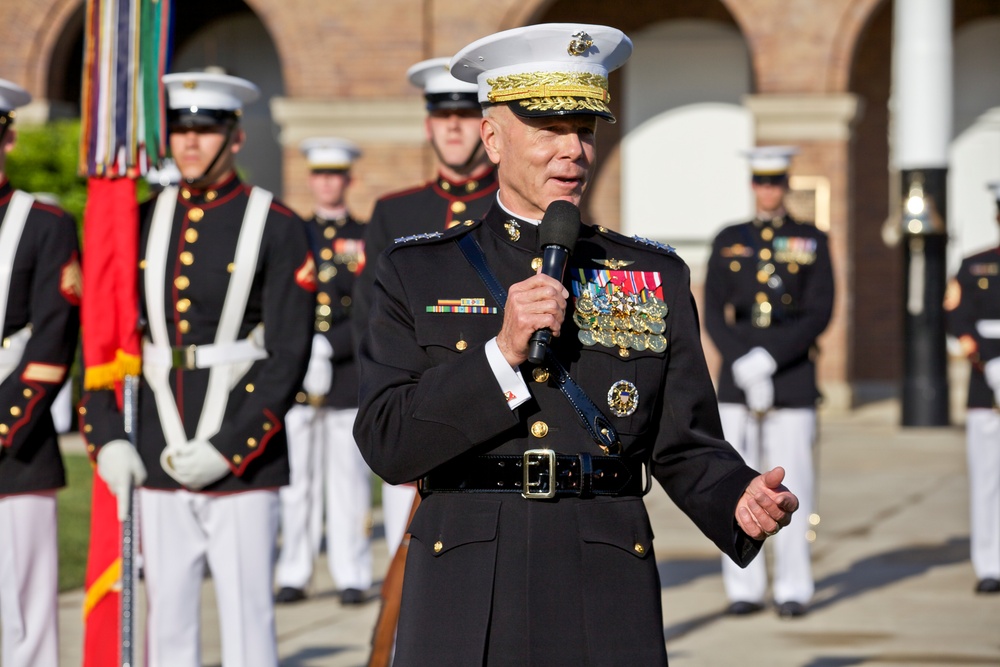 Gen. Flynn's retirement ceremony