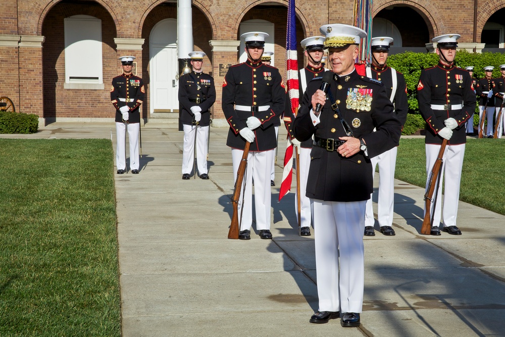 Gen. Flynn's retirement ceremony