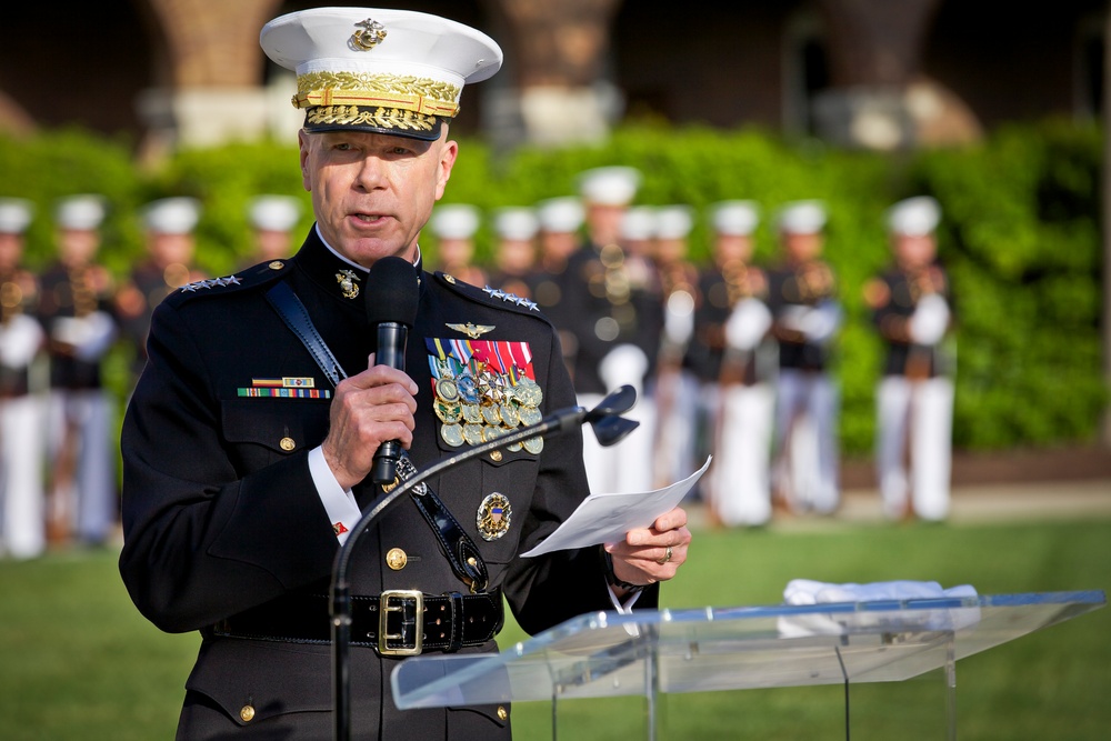 Gen. Flynn's retirement ceremony