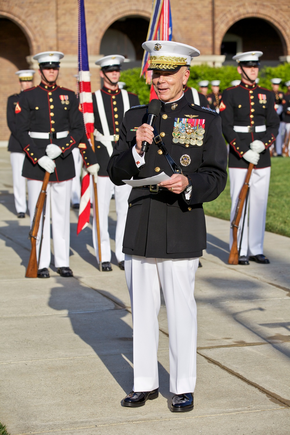 Gen. Flynn's retirement ceremony