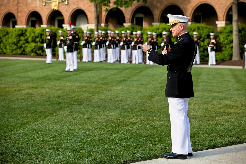 Gen. Flynn's retirement ceremony