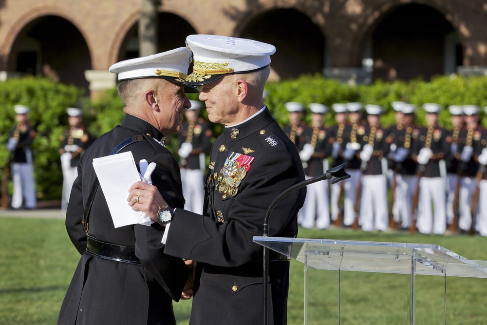 Gen. Flynn's retirement ceremony