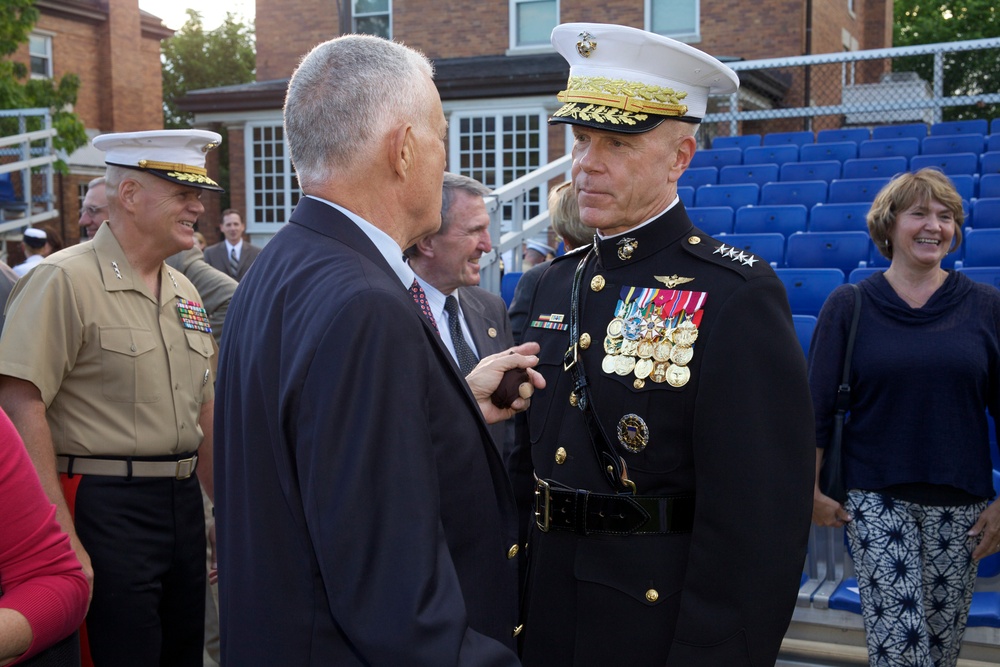 Gen. Flynn's retirement ceremony