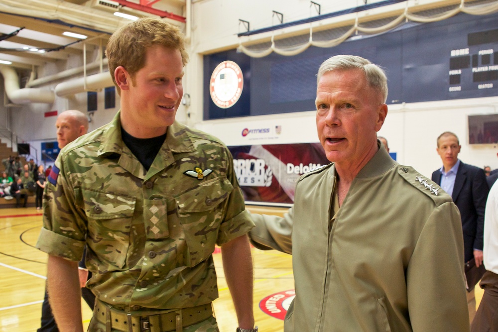 Marine Corps commandant at 2013 Warrior Games