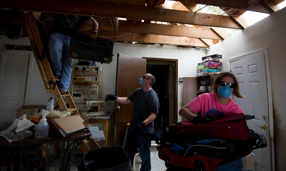 Airmen assist airmen in OK tornado relief