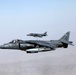 AV-8B Harriers with Marine Attack Squadron 311 Conduct a Refueling Mission