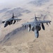 AV-8B Harriers with Marine Attack Squadron 311 Conduct a Refueling Mission