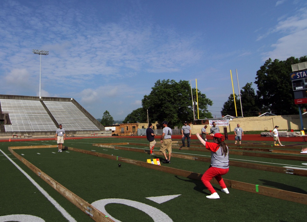 W.Va. National Guard members volunteer at Special Olympics Summer Games