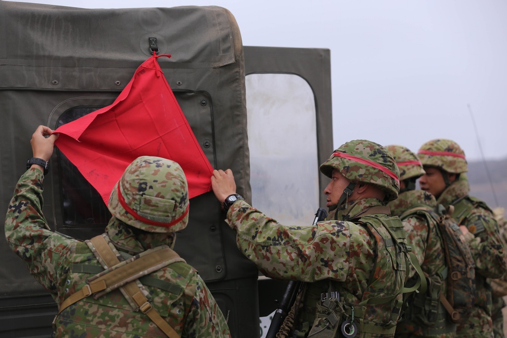 Japanese Ground Self-Defense Force participates in patrolling exercise on Camp Pendleton