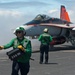 USS Carl Vinson flight deck action