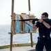 Small-arms qualification aboard USS Monterey