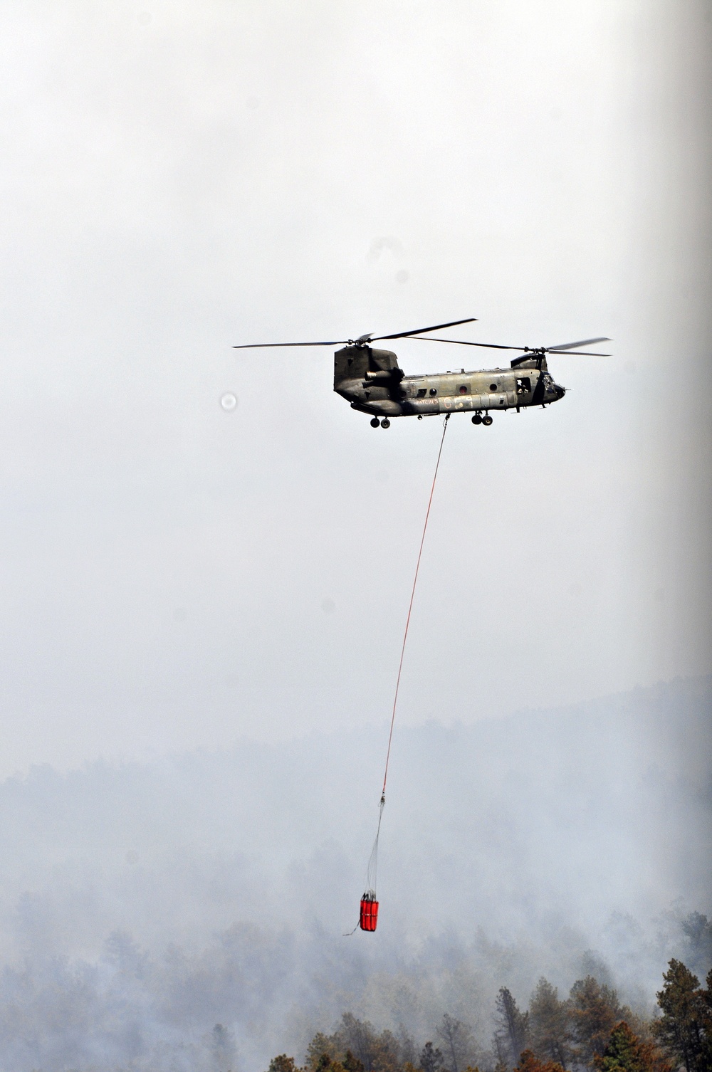 Black Forest firefighting mission