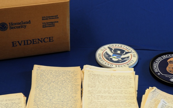 Long-lost Nazi diary recovered after HSI investigation