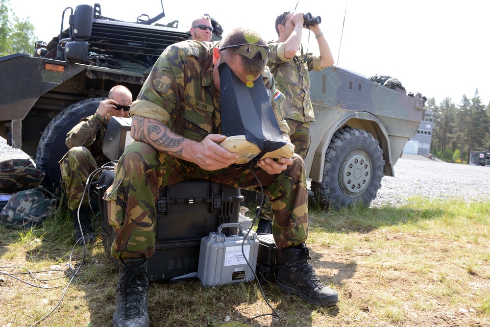 Royal Netherlands Army RAVEN unmanned aerial vehicle training