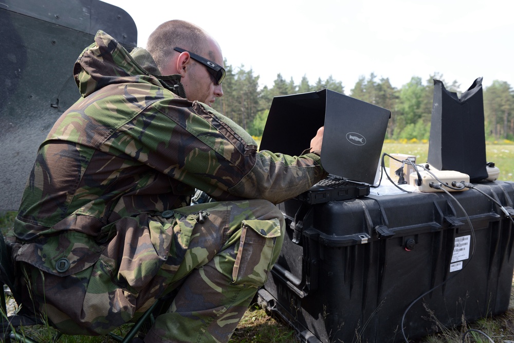 Royal Netherlands Army RAVEN unmanned aerial vehicle training