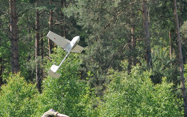 Royal Netherlands Army RAVEN unmanned aerial vehicle training