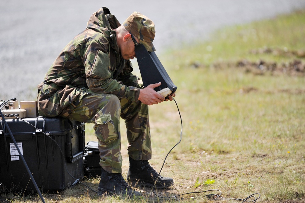 Royal Netherlands Army RAVEN unmanned aerial vehicle training