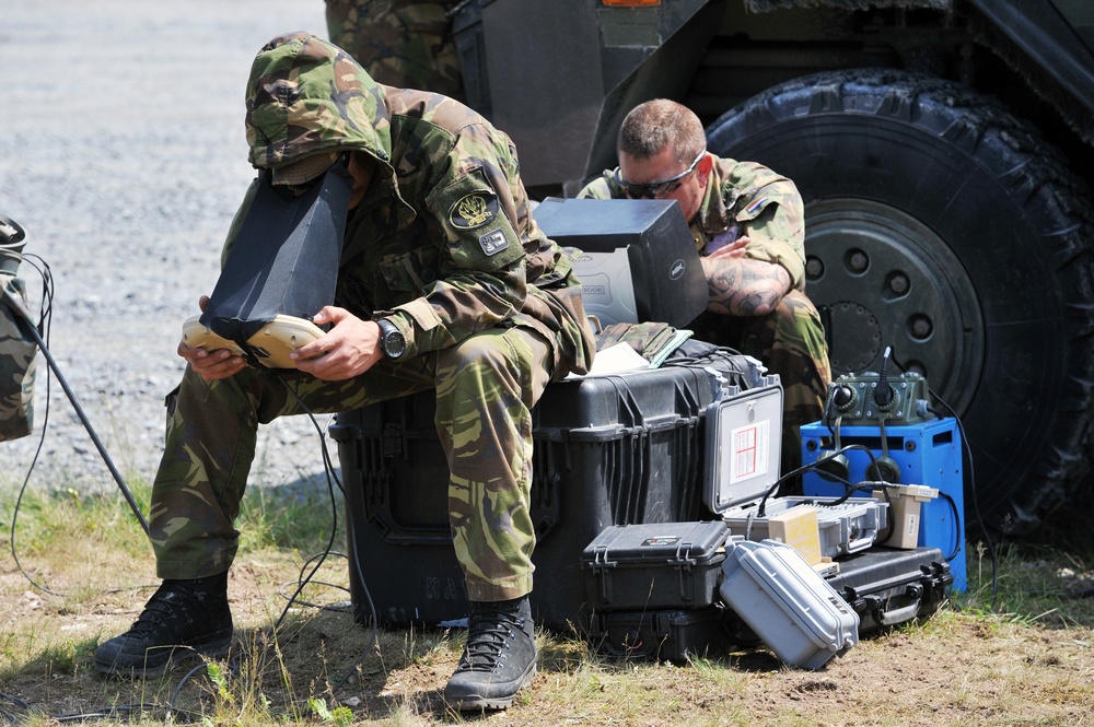 Royal Netherlands Army RAVEN unmanned aerial vehicle training