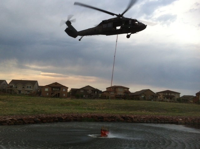 DoD UH-60 provides support to Colorado wildfires
