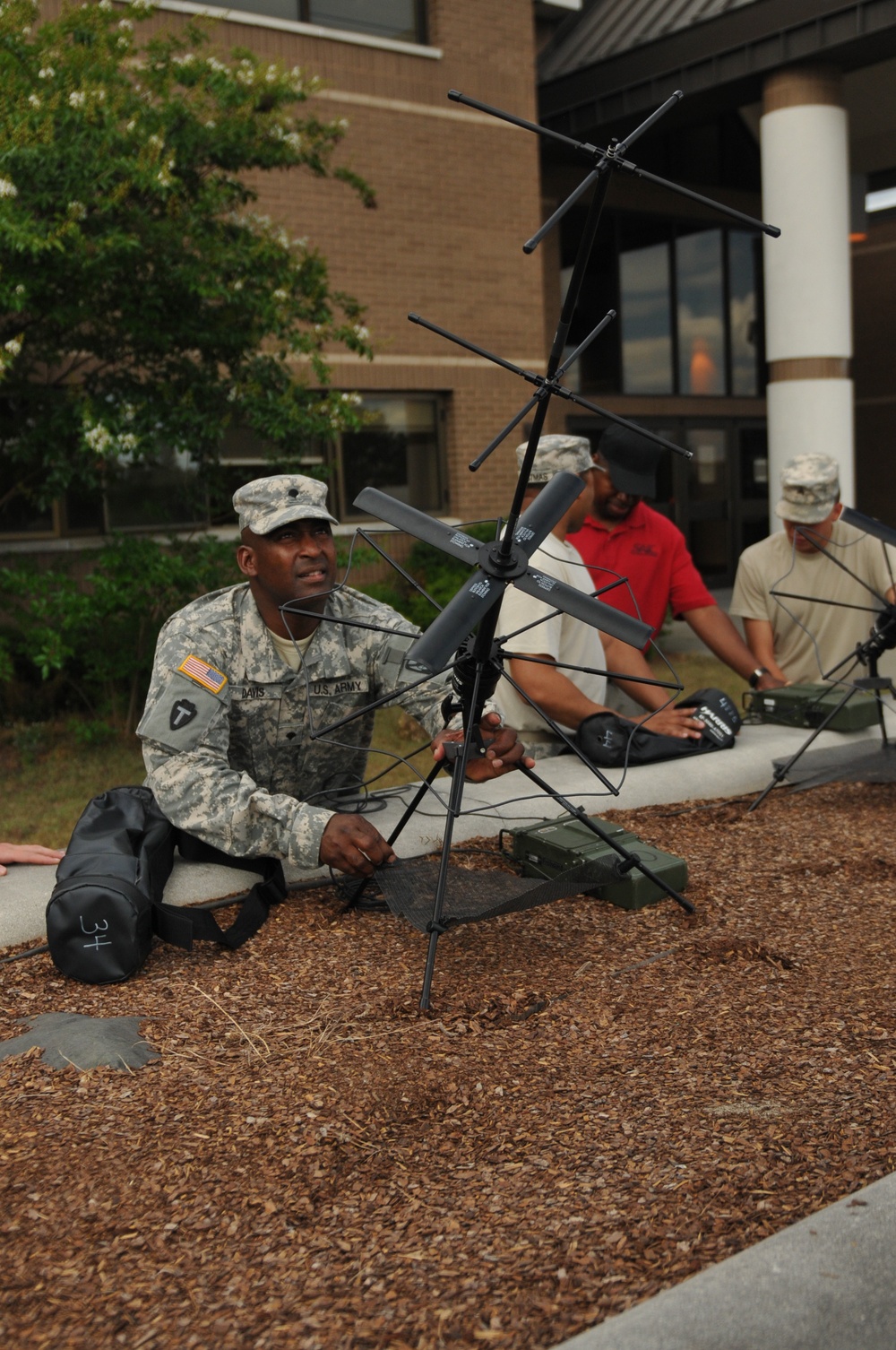 Texas Reserve soldier Pprepares to deploy with Ohio Unit