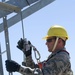 Radio tower climbing demo