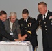 Cake cutting at 238th Army birthday