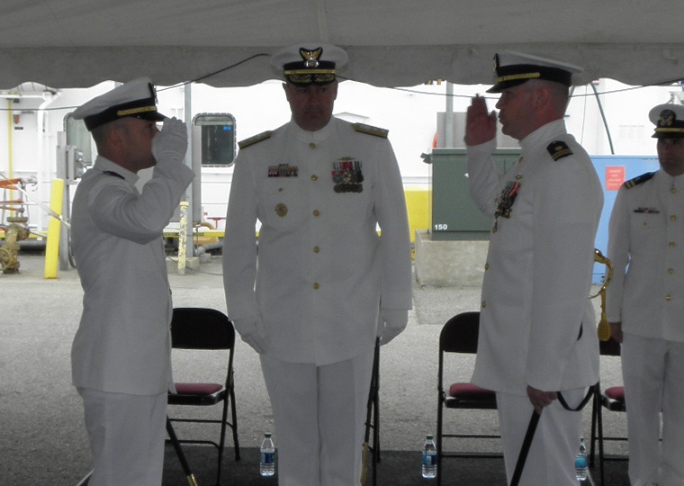 Coast Guard holds change of command ceremony for Cutter Katmai Bay