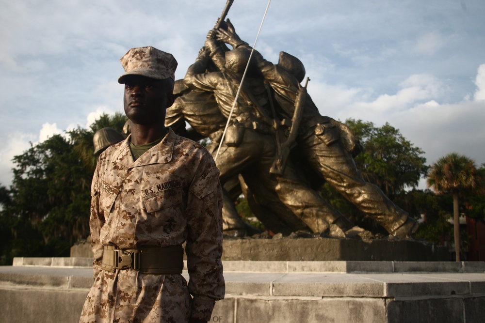 Parris Island recruit overcomes tragedy in Africa for new life in Marine Corps