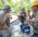 Joint Task Force Jaguar soldiers work to complete schools