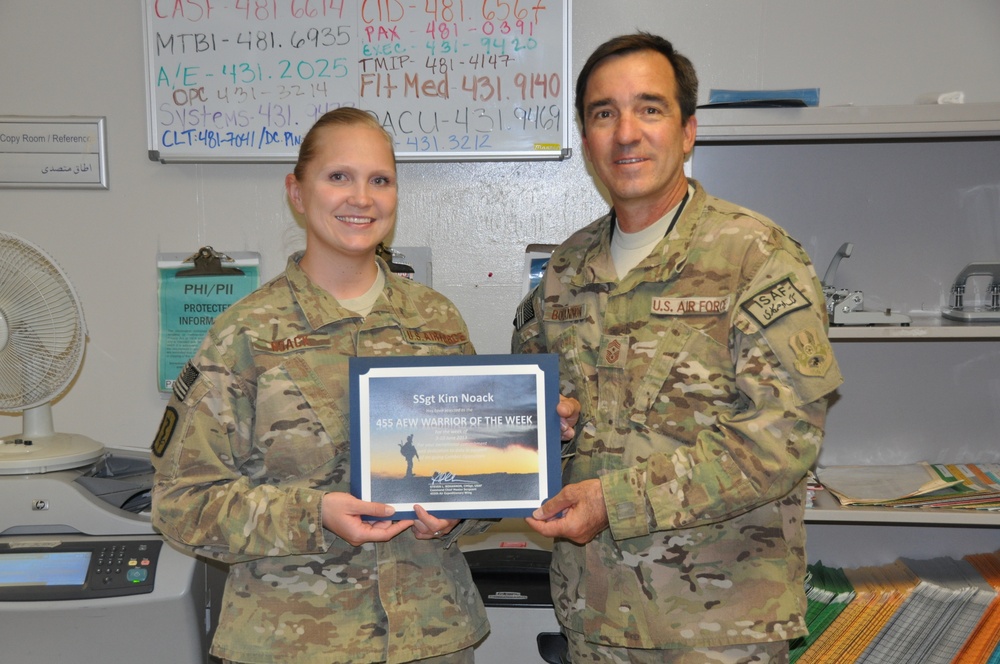 Warrior of the Week - Staff Sgt. Kim Noack