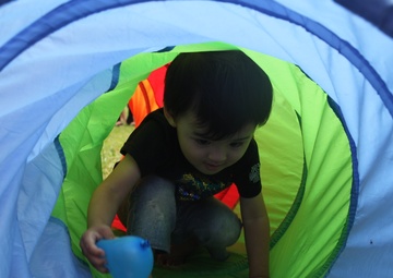 Families stroll into positive, lasting impressions during event